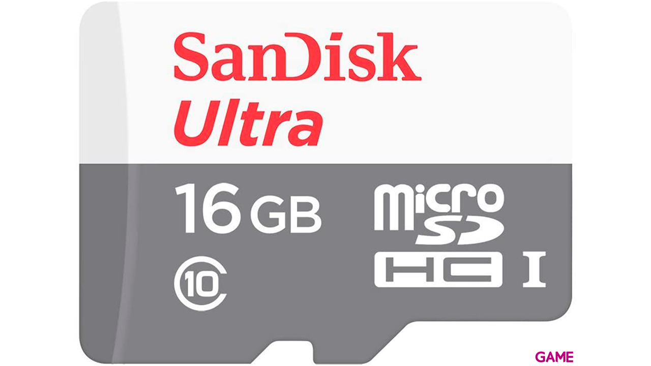Sandisk Ultra MicroSDHC 16GB UHS-I + SD Adapter memoria flash Clase 10-0