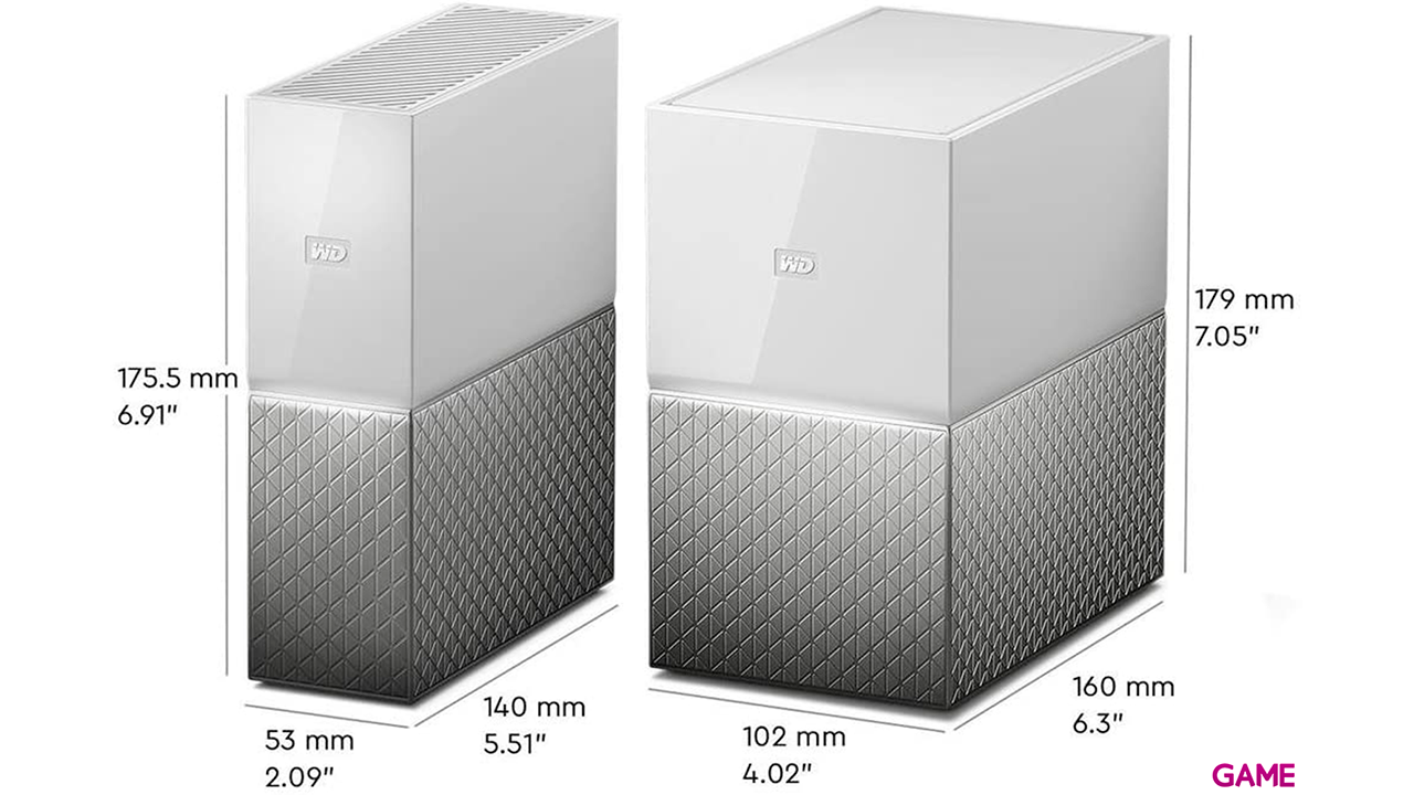 Western Digital My Cloud Home dispositivo de almacenamiento personal en la nube 2TB Ethernet Gris-4