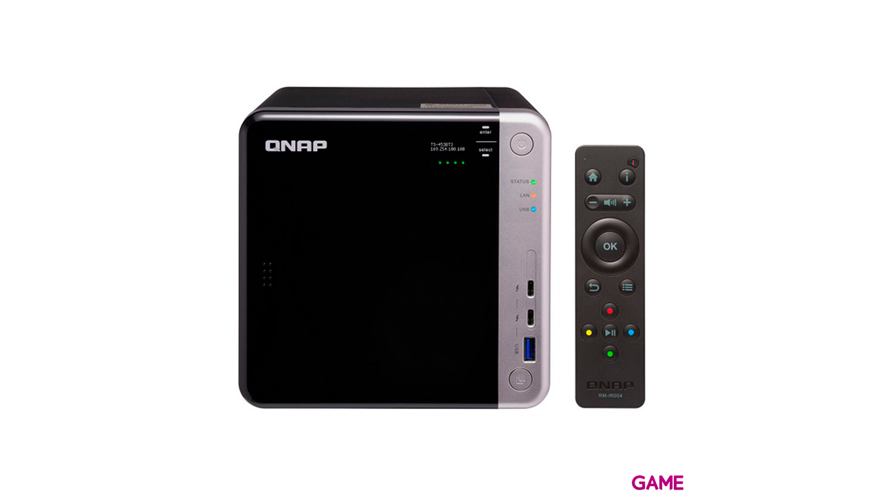 QNAP TS-453BT3 J3455 Ethernet Tower Negro - NAS-0