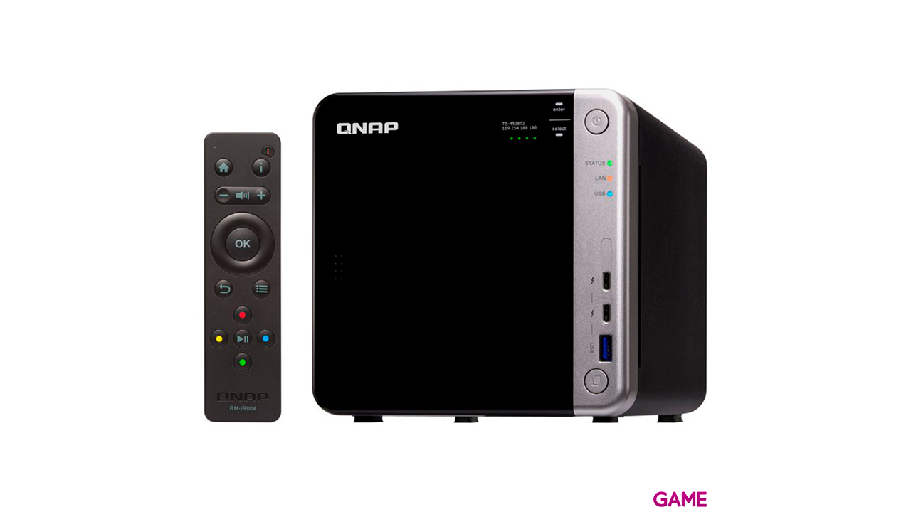 QNAP TS-453BT3 J3455 Ethernet Tower Negro - NAS-2