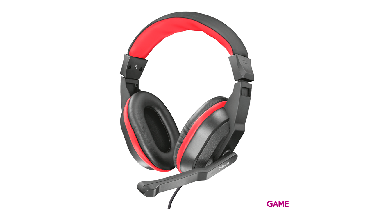Trust 21953 Negro Rojo - Auriculares-5