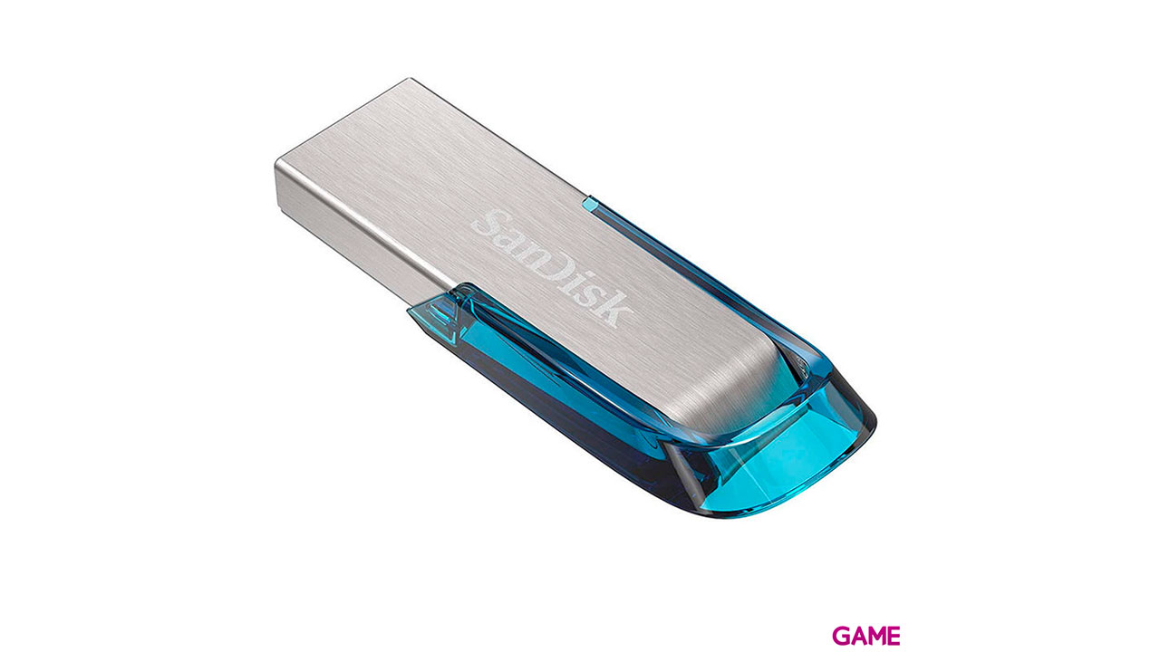 Sandisk Ultra Flair unidad flash USB 32GB USB tipo A 3.2 Gen 1 (3.1 Gen 1) Azul, Plata-0