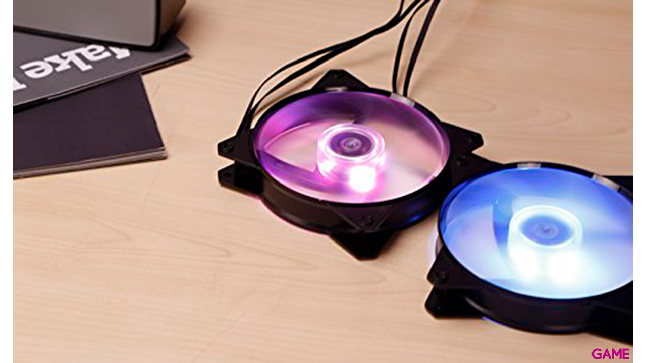 Cooler Master MasterFan MF121L RGB Carcasa del ordenador Ventilador 12 cm Negro, Transparente-2