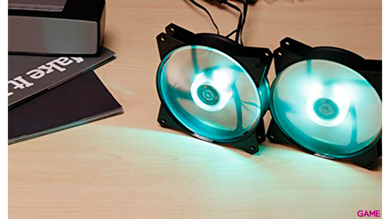Cooler Master MasterFan MF121L RGB Carcasa del ordenador Ventilador 12 cm Negro, Transparente-3