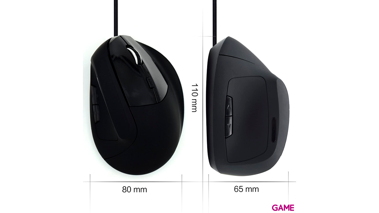 Ewent EW3157 USB tipo A Óptico 1800DPI - Raton-2