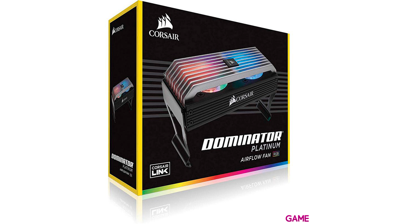 Corsair Air CMDAF2 ventilador de PC Memory Stick MS Enfriador 5 cm Azul Metálico Rojo-2