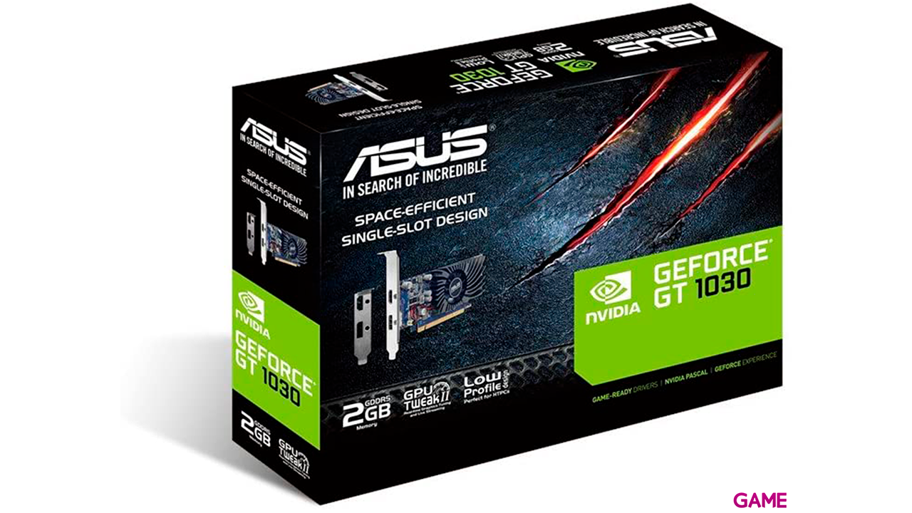ASUS GeForce GT 1030 2 GB GDDR5 - Tarjeta Grafica Gaming-4