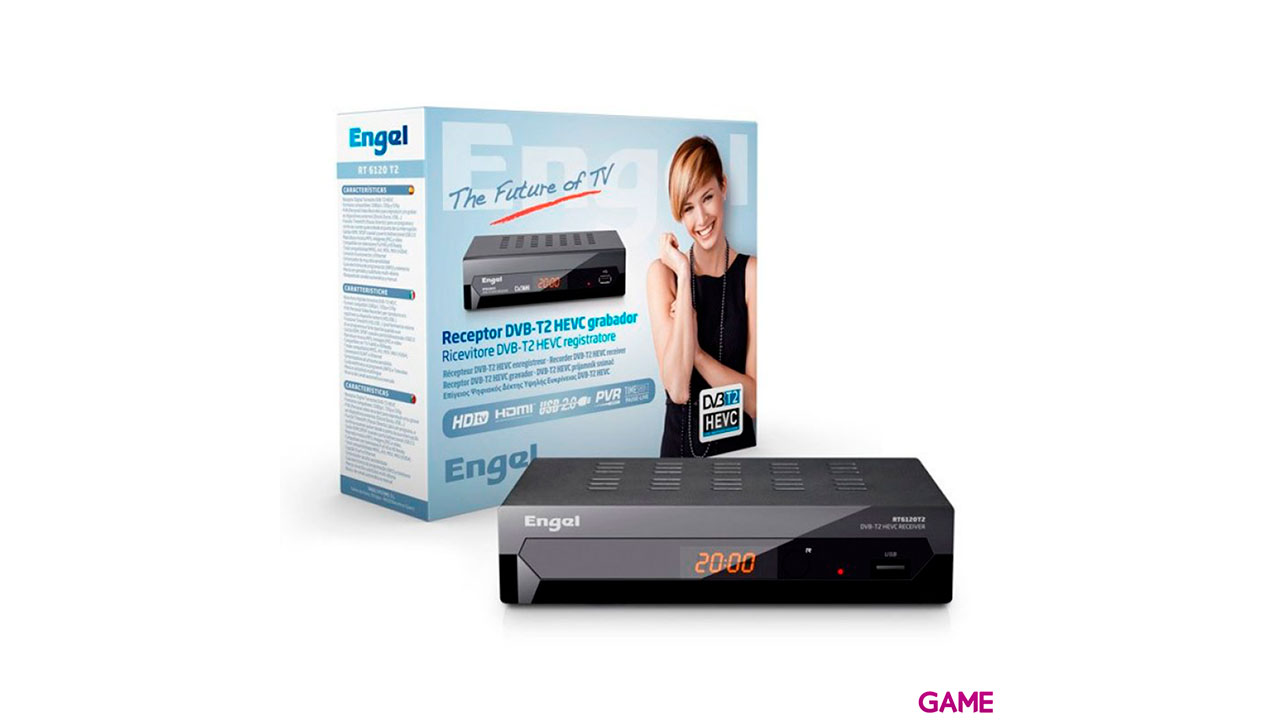 Engel Axil RT6120T2 receptor AV Negro-1
