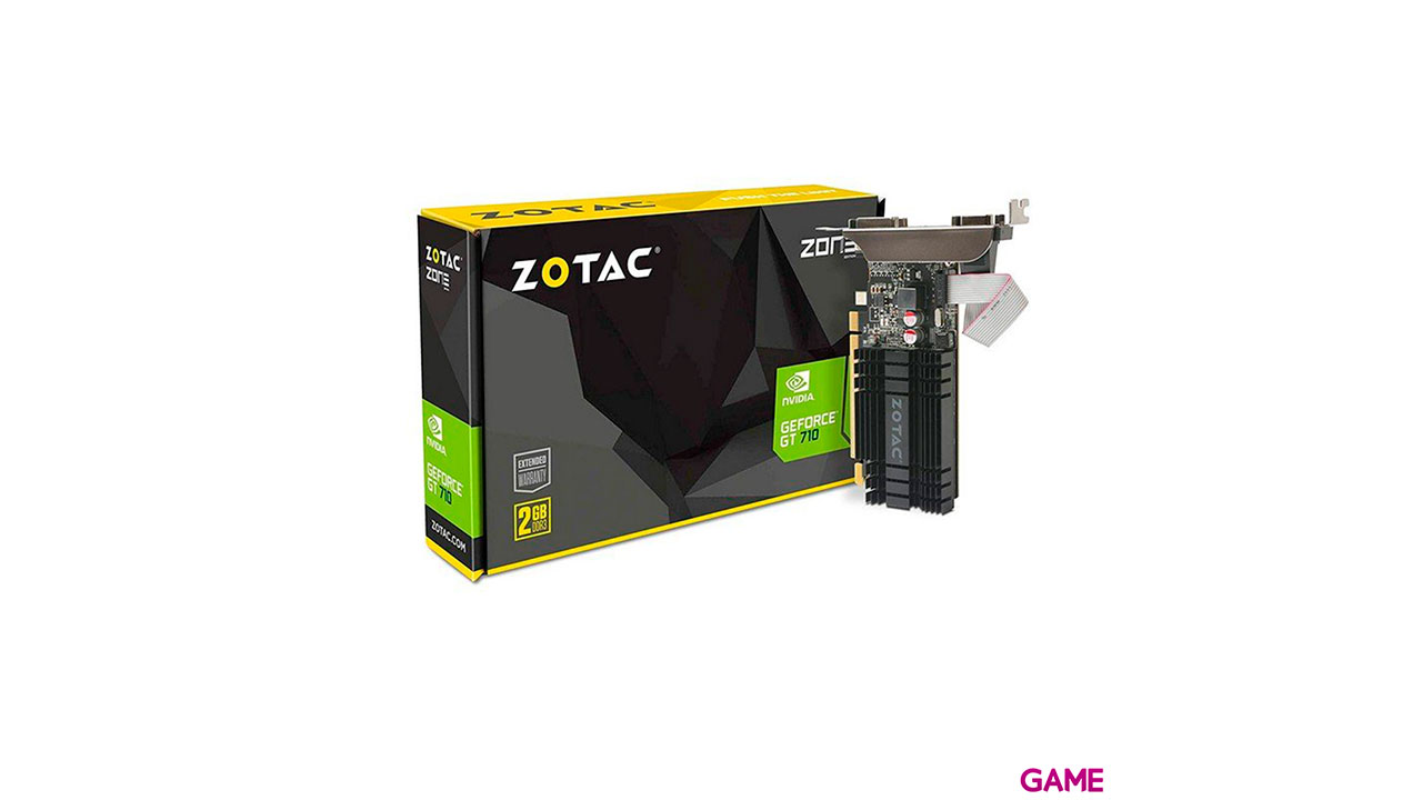 Zotac ZT-71301-20L tarjeta gráfica NVIDIA GeForce GT 710 1 GB GDDR3-0