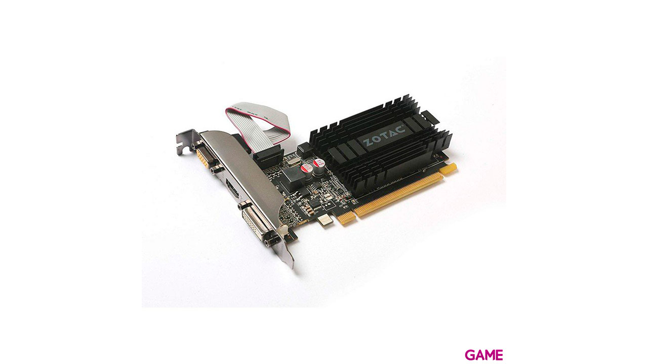 Zotac ZT-71301-20L tarjeta gráfica NVIDIA GeForce GT 710 1 GB GDDR3-2