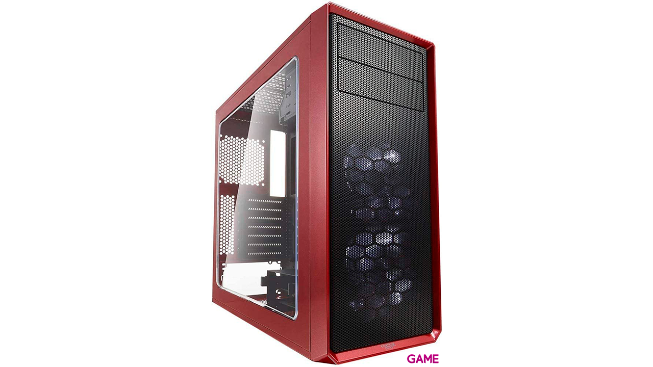 Fractal Design Focus G Midi Tower Negro, Rojo - Caja Ordenador-0