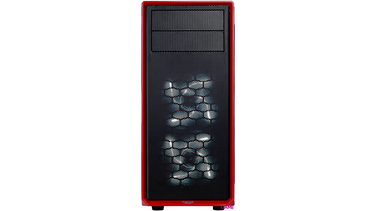 Fractal Design Focus G Midi Tower Negro, Rojo - Caja Ordenador-1