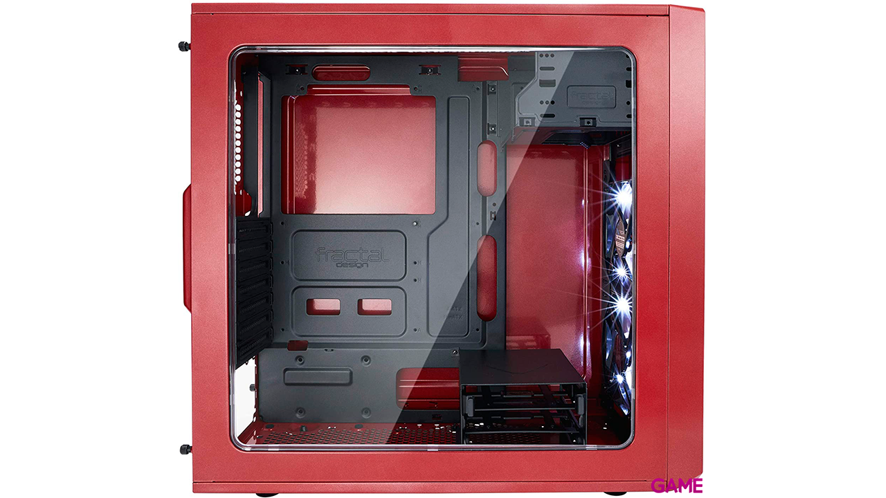 Fractal Design Focus G Midi Tower Negro, Rojo - Caja Ordenador-5