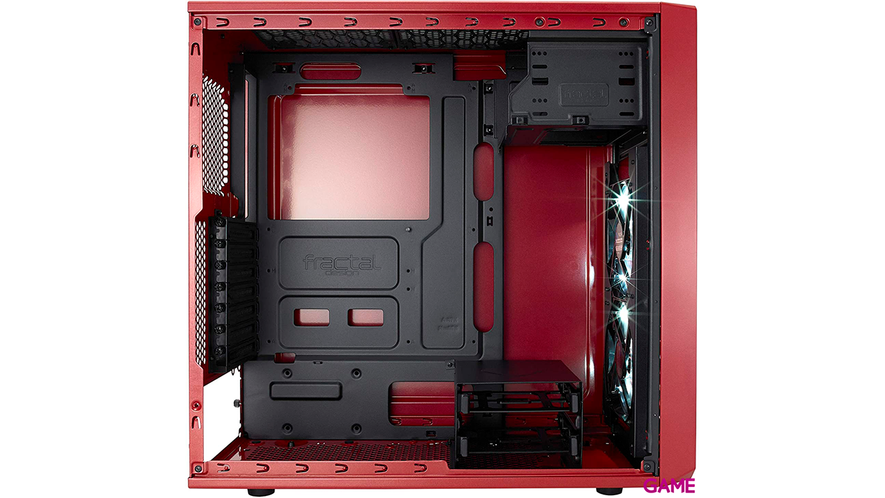 Fractal Design Focus G Midi Tower Negro, Rojo - Caja Ordenador-6