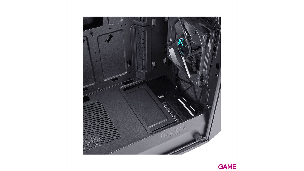 Fractal Design Meshify C – TG Midi Tower Negro, Transparente - Caja Ordenador-5