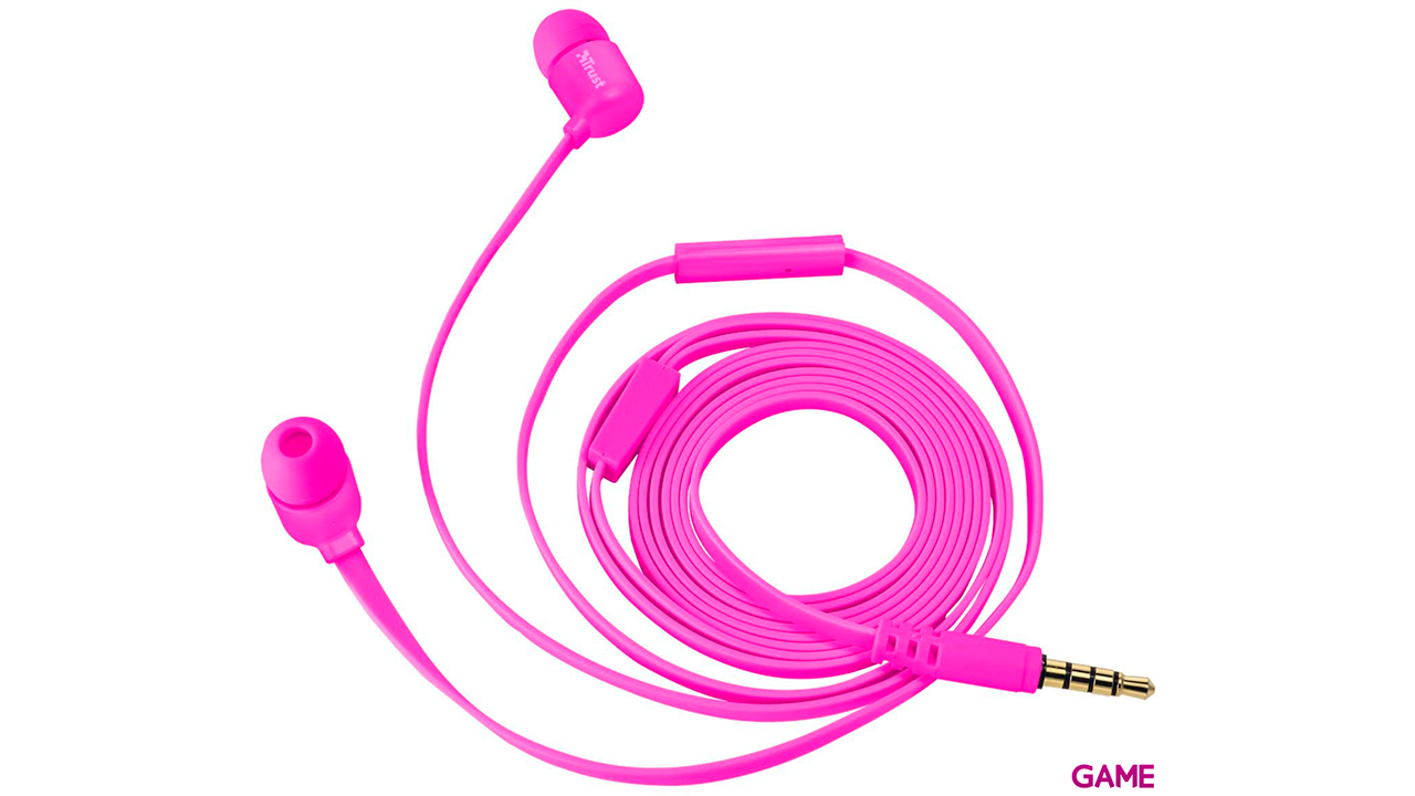 Trust Duga -Auriculares In Ear Rosa-1