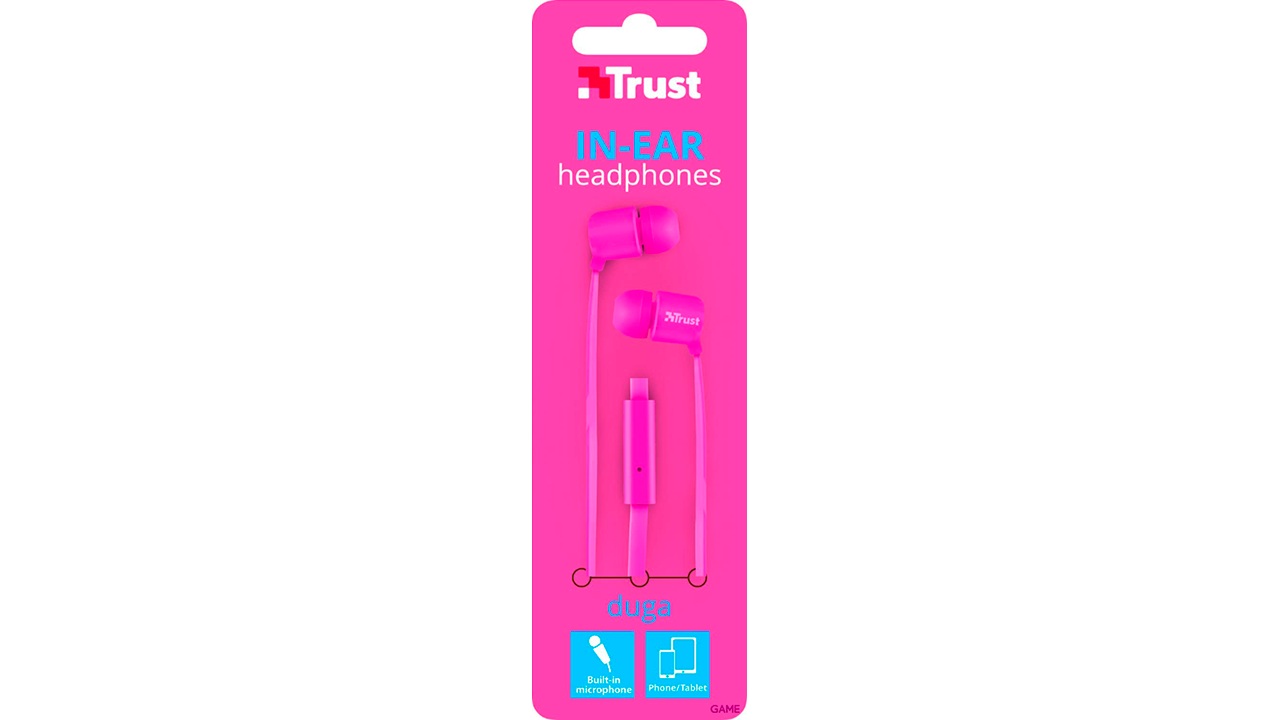 Trust Duga -Auriculares In Ear Rosa-3