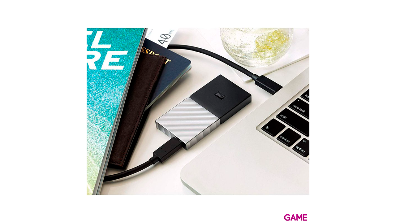 Western Digital My Passport SSD 512GB Negro, Plata - Disco Duro Externo-2
