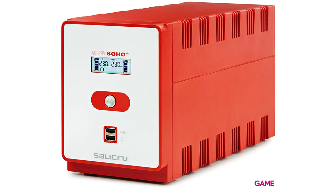 Salicru SPS SOHO+ SAI Line-interactive 500 VA - 2200 VA con doble cargador USB-0