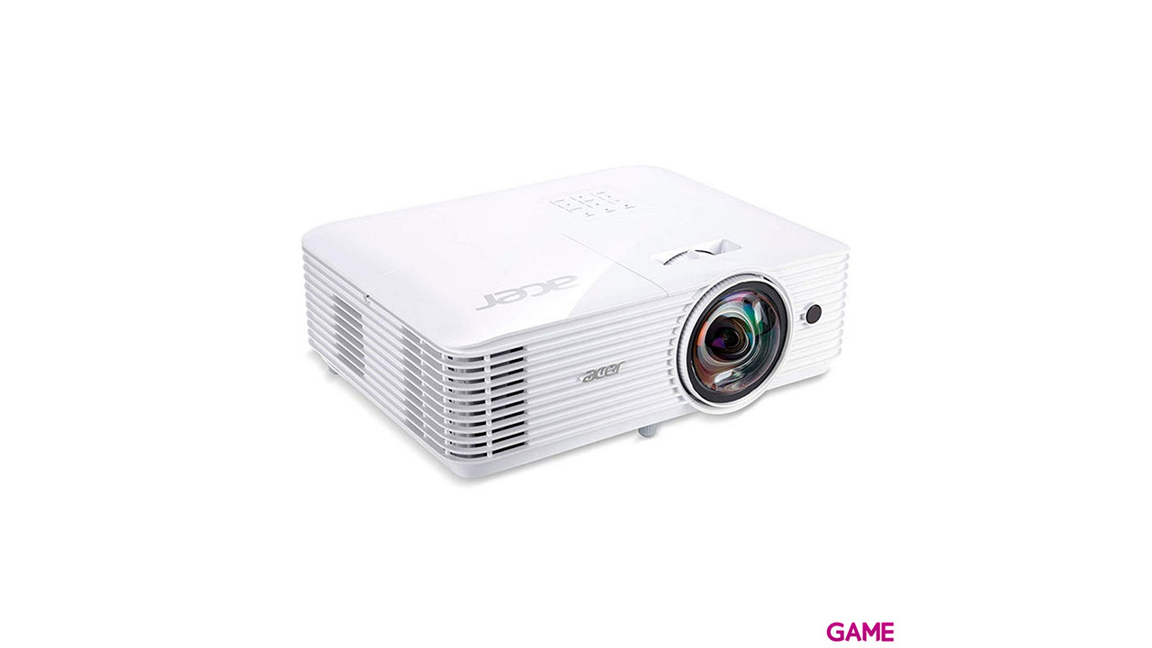 Acer S1286H videoproyector 3500 lúmenes ANSI DLP XGA (1024x768) Proyector instalado en el techo Blanco-2