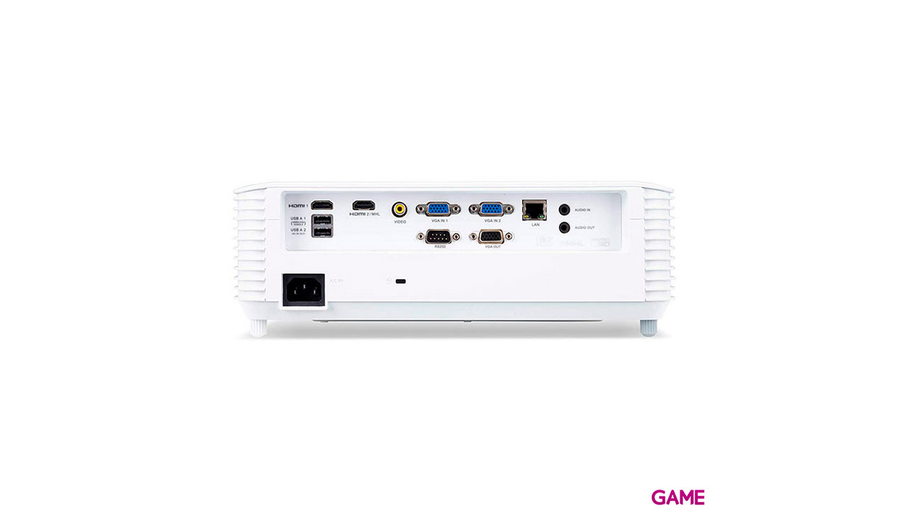 Acer S1286H videoproyector 3500 lúmenes ANSI DLP XGA (1024x768) Proyector instalado en el techo Blanco-4