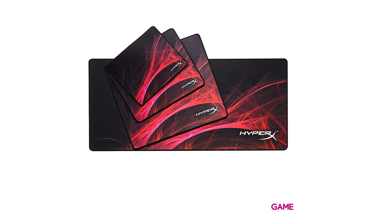 HyperX FURY S Speed Edition Pro Gaming Alfombrilla de ratón para juegos Negro, Rojo-3