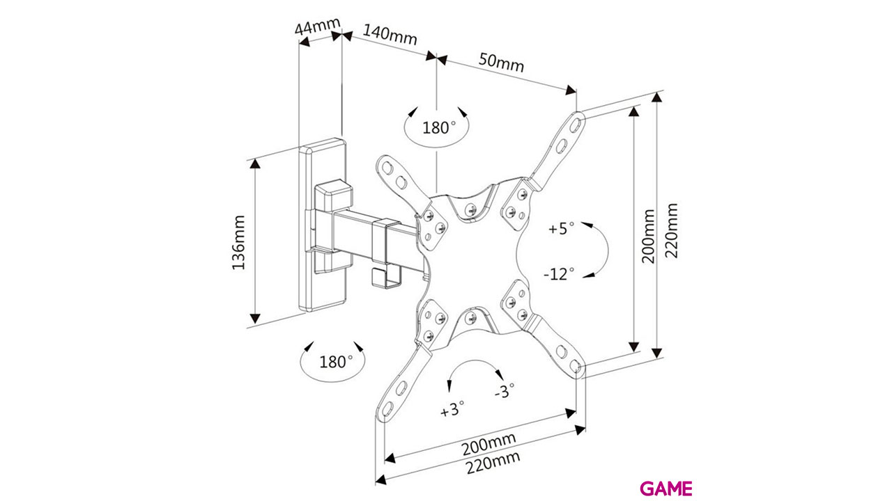 Ewent EW1521 TV mount 42