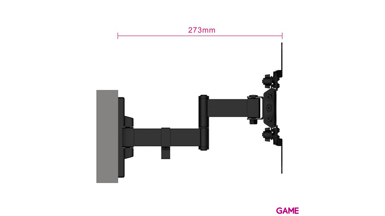 Ewent Easy Pan Tilt 13´´ hasta 42´´ Pared - Soporte-2
