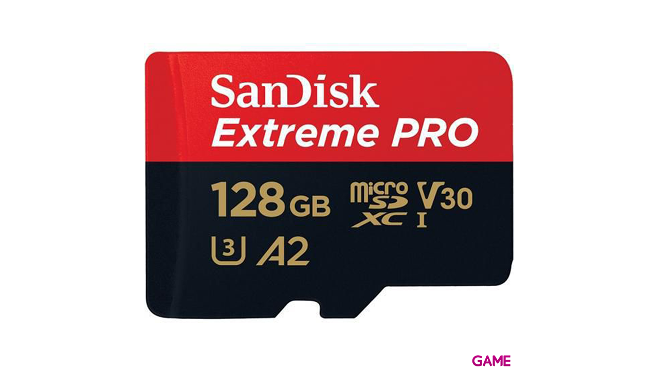 Sandisk 128GB Extreme Pro microSDXC Clase 10 - Tarjeta Memoria-0
