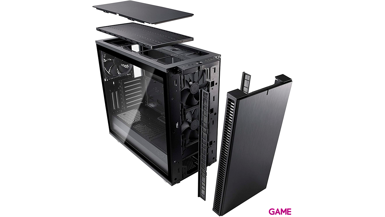 Fractal Design Define S2 TG Midi Tower Negro, Gris - Caja Ordenador-1