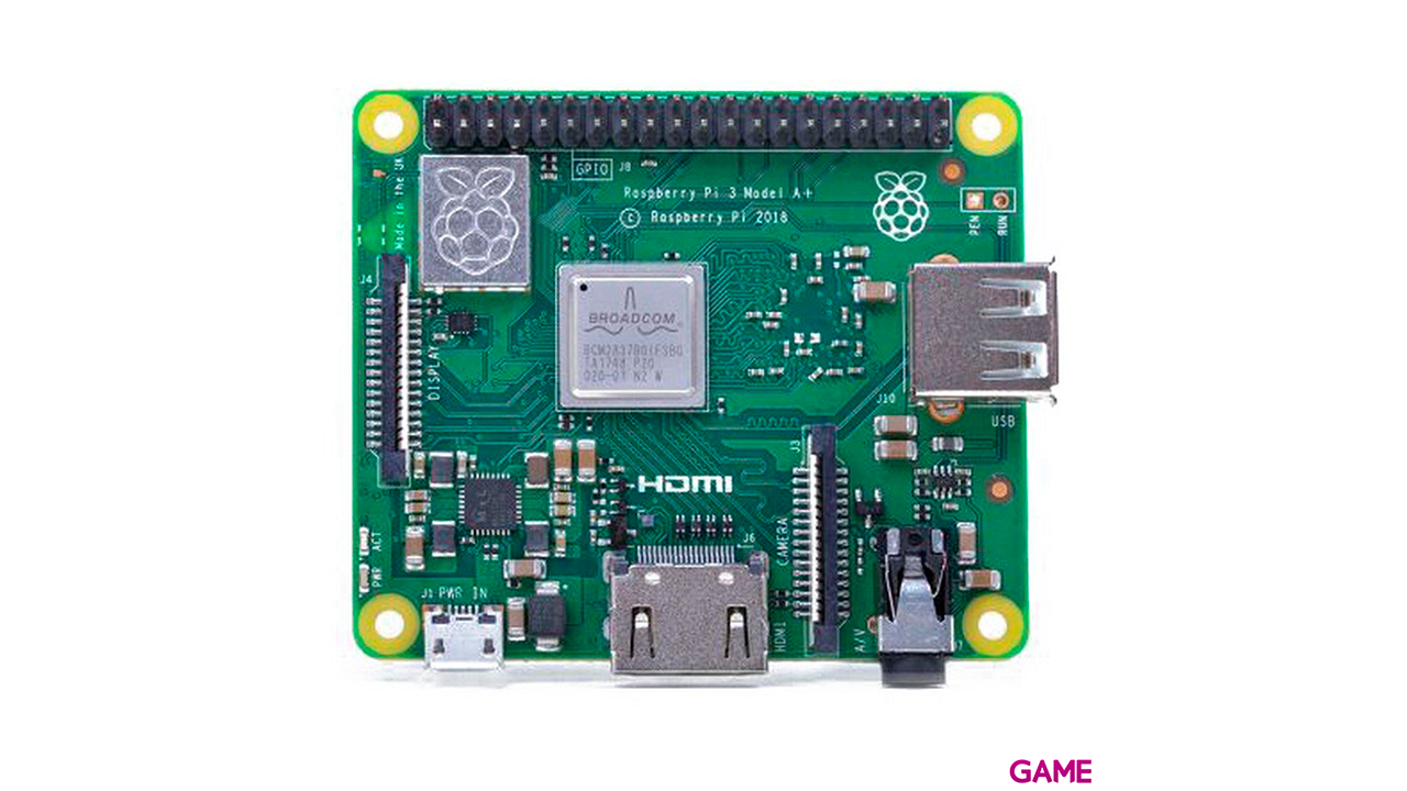 Raspberry Pi Model A+ placa de desarrollo 1400 MHz BCM2837B0-1