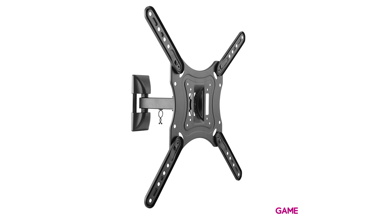 TooQ Giratorio e Inclinable 23”- 55”, con Dos Pivotes, Negro - Soporte-2