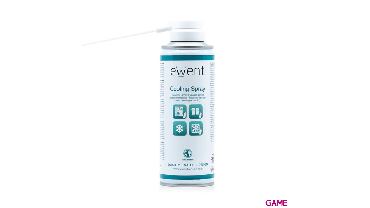 Ewent EW5616 spray de congelación 200 ml -45 °C - Limpieza-0
