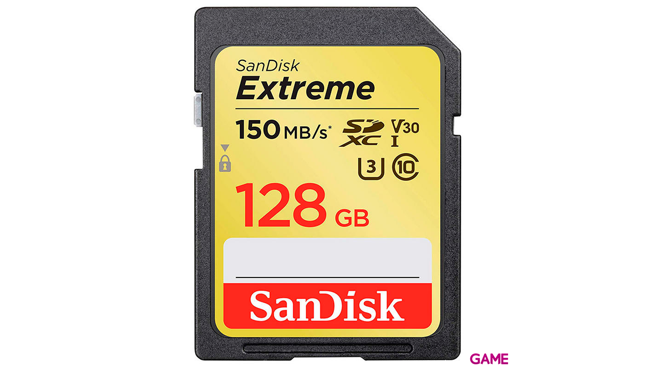 Sandisk Exrteme 128GB memoria flash SDXC Clase 10 UHS-I-0