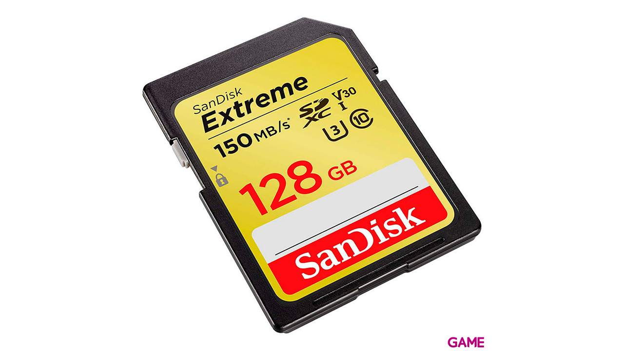 Sandisk Exrteme 128GB memoria flash SDXC Clase 10 UHS-I-1