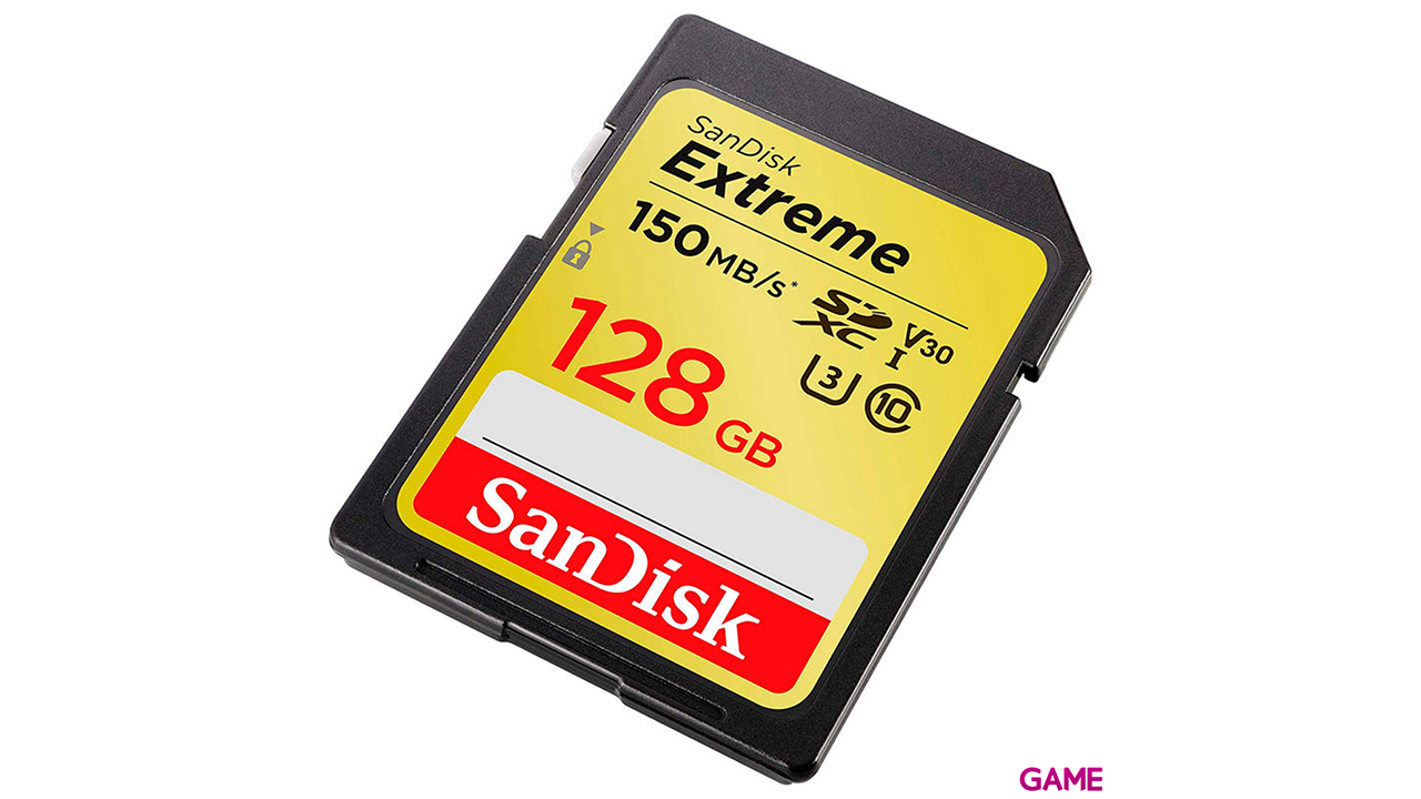 Sandisk Exrteme 128GB memoria flash SDXC Clase 10 UHS-I-2