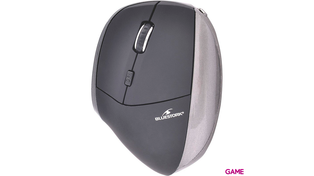 Bluestork M-WL-ERGO-BK ratón RF inalámbrico 1200 DPI mano derecha-0