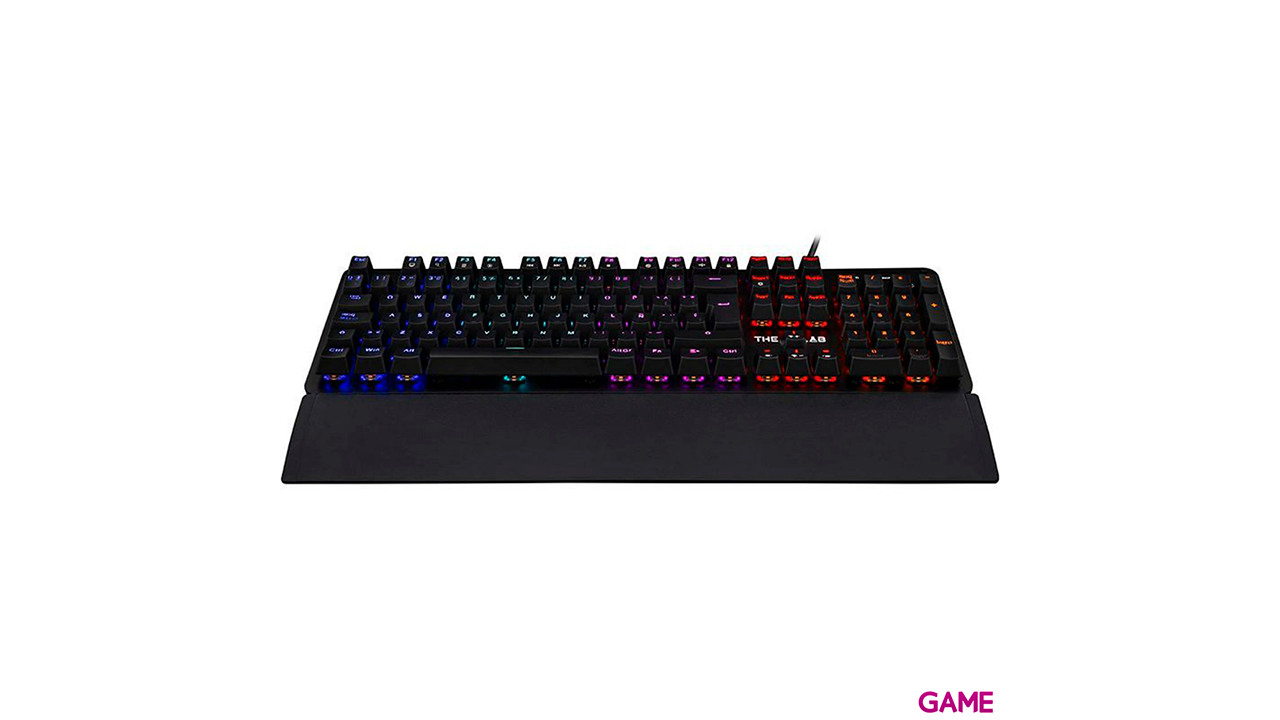 The G-Lab Keyz Carbon teclado USB QWERTY Español Negro-1