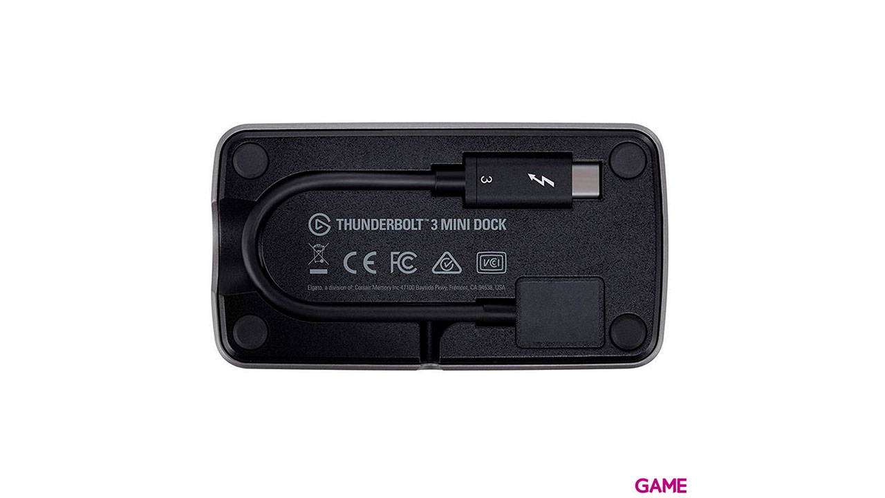 Elgato 10DAB9901 base para portátil y replicador de puertos Alámbrico Thunderbolt 3 Plata-4