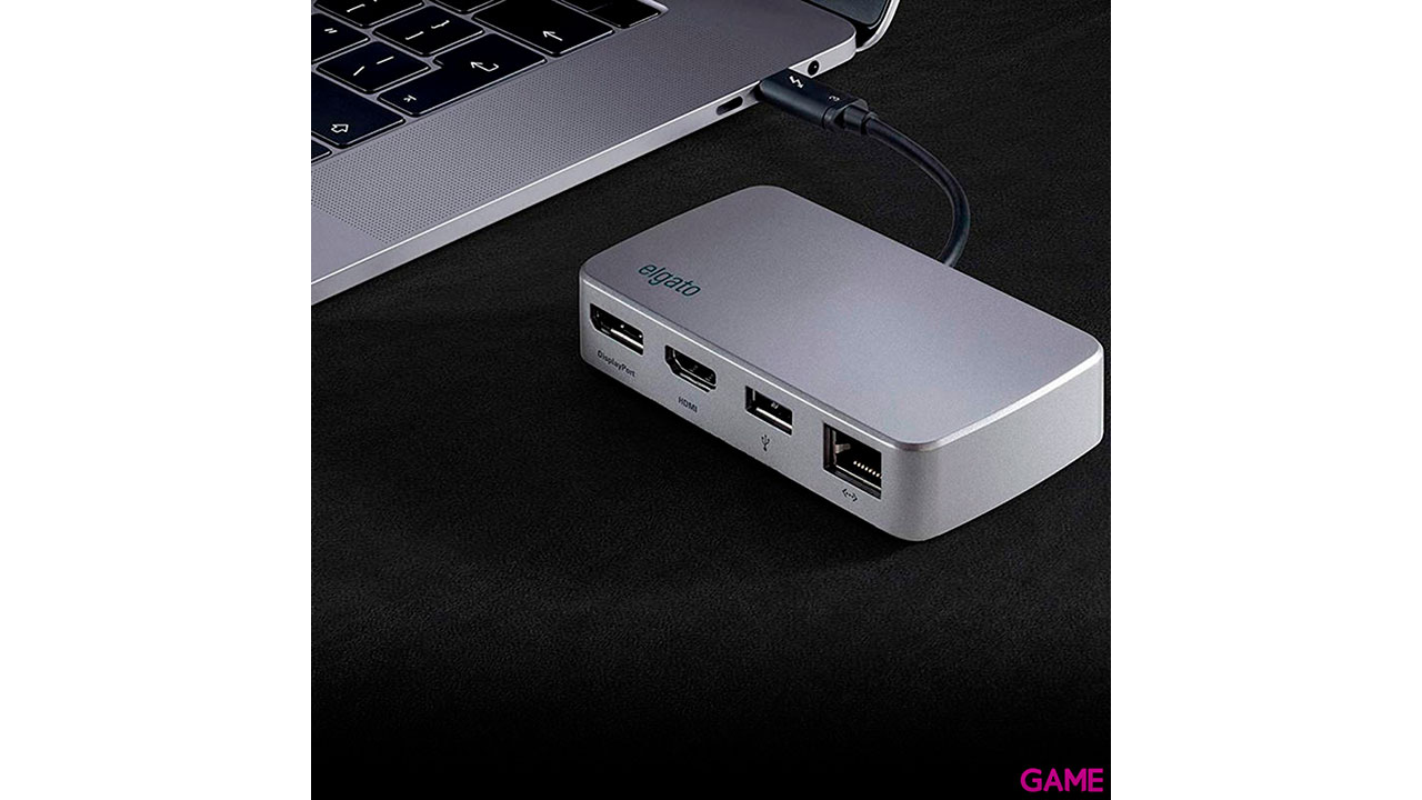 Elgato 10DAB9901 base para portátil y replicador de puertos Alámbrico Thunderbolt 3 Plata-6