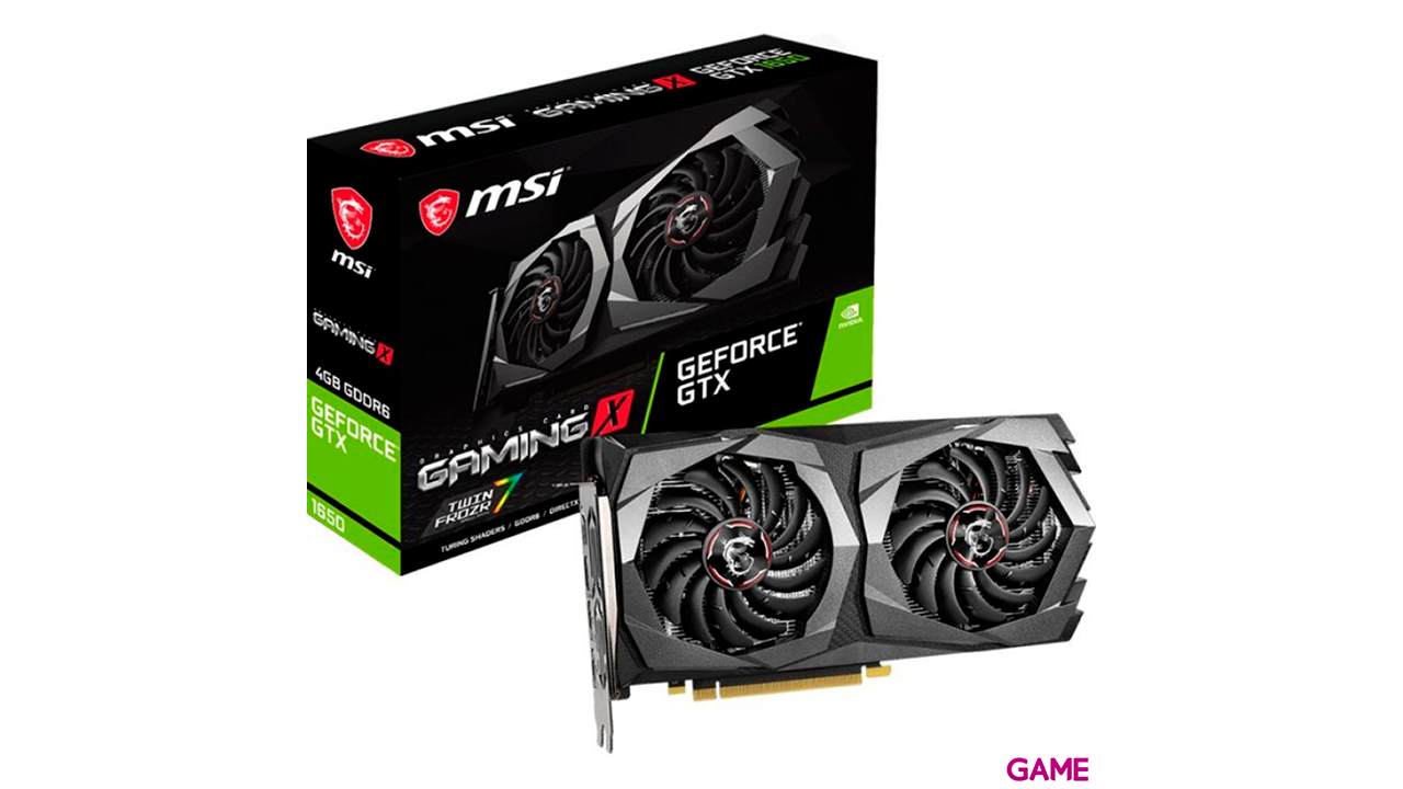 MSI V387-002R tarjeta gráfica NVIDIA GeForce GTX 1650 4 GB GDDR6-0
