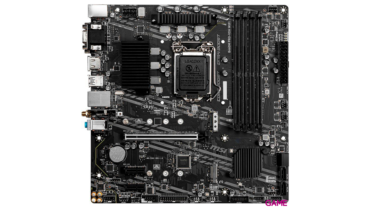 MSI B460M Pro-VDH Wifi LGA 1200 Micro ATX Intel B460 - Placa Base-4