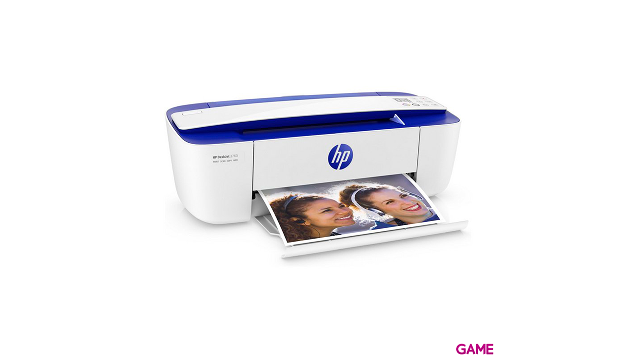 HP DeskJet 3760 1200 x 1200 DPI 19 ppm A4 Wifi - Impresora-0