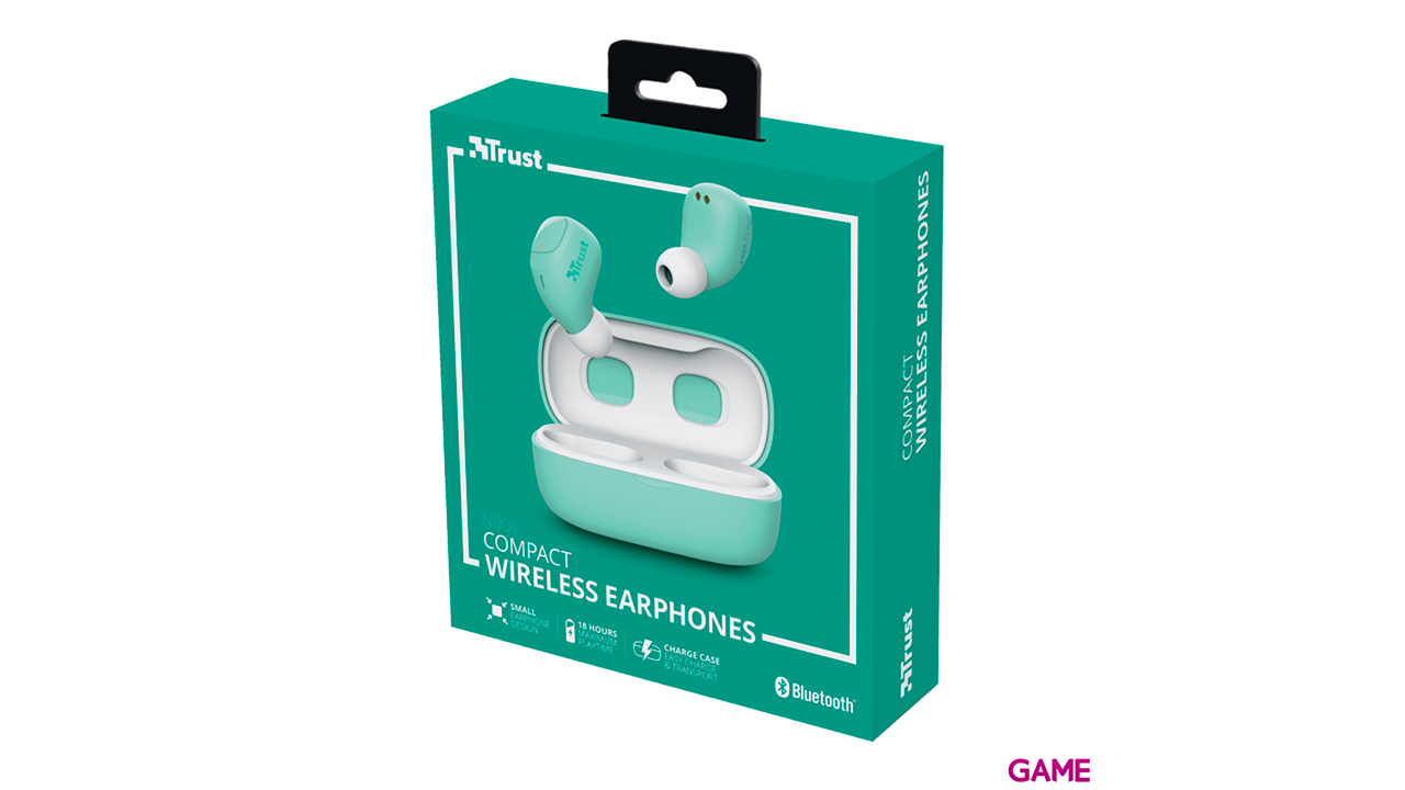 Trust Nika Compact -Auriculares In Ear Turquesa-8