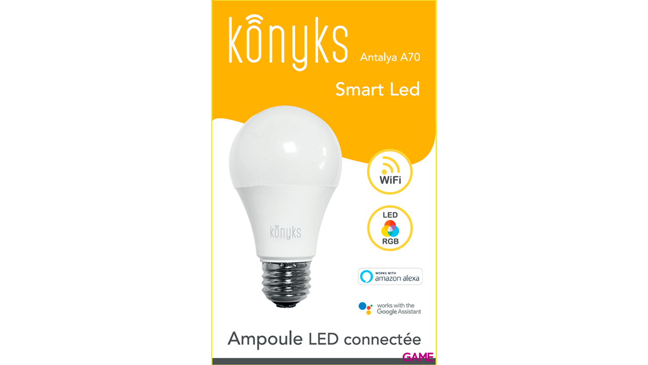 Bombilla Led E27 Wifi Antalya A70 Konyks-1