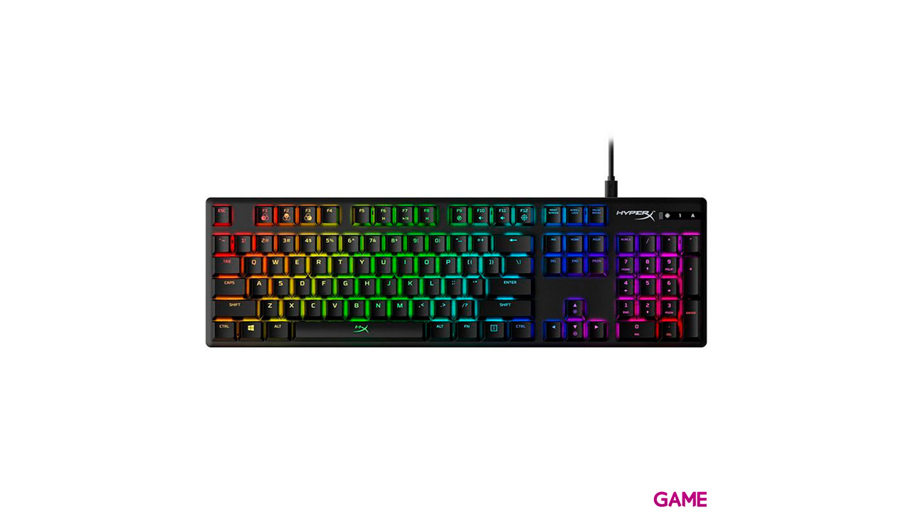 HyperX Alloy Origins teclado USB QWERTY Inglés de EE. UU. Negro-0