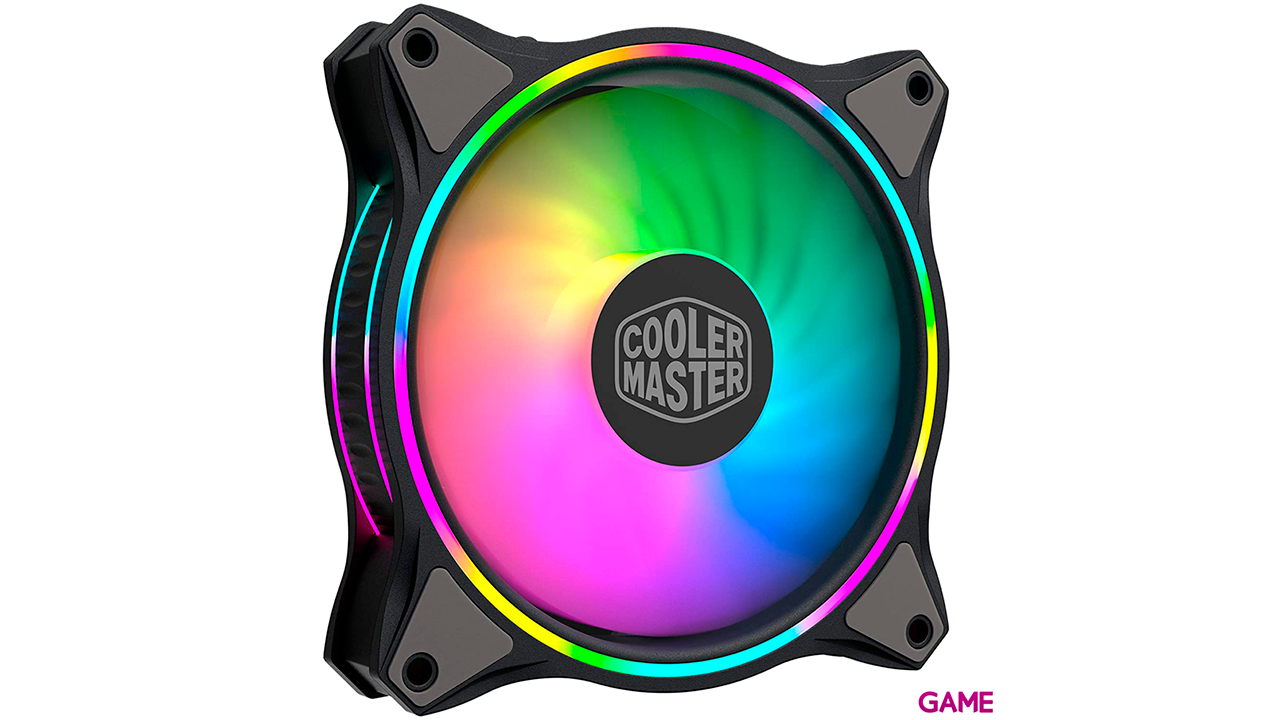 Cooler Master MasterFan MF120 Halo 12cm Negro Gris - Ventilador Caja-0