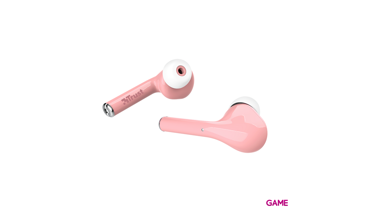 TRUST NIKA TOUCH BLUETOOTH WIRELESS EARPHONES PINK Inalámbricos-8