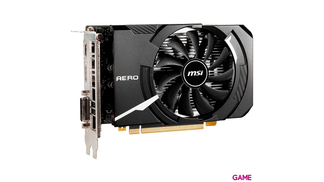 MSI GeForce GTX 1650 D6 Aero ITX OC 4GB GDDR6 - Tarjeta Grafica Gaming-1