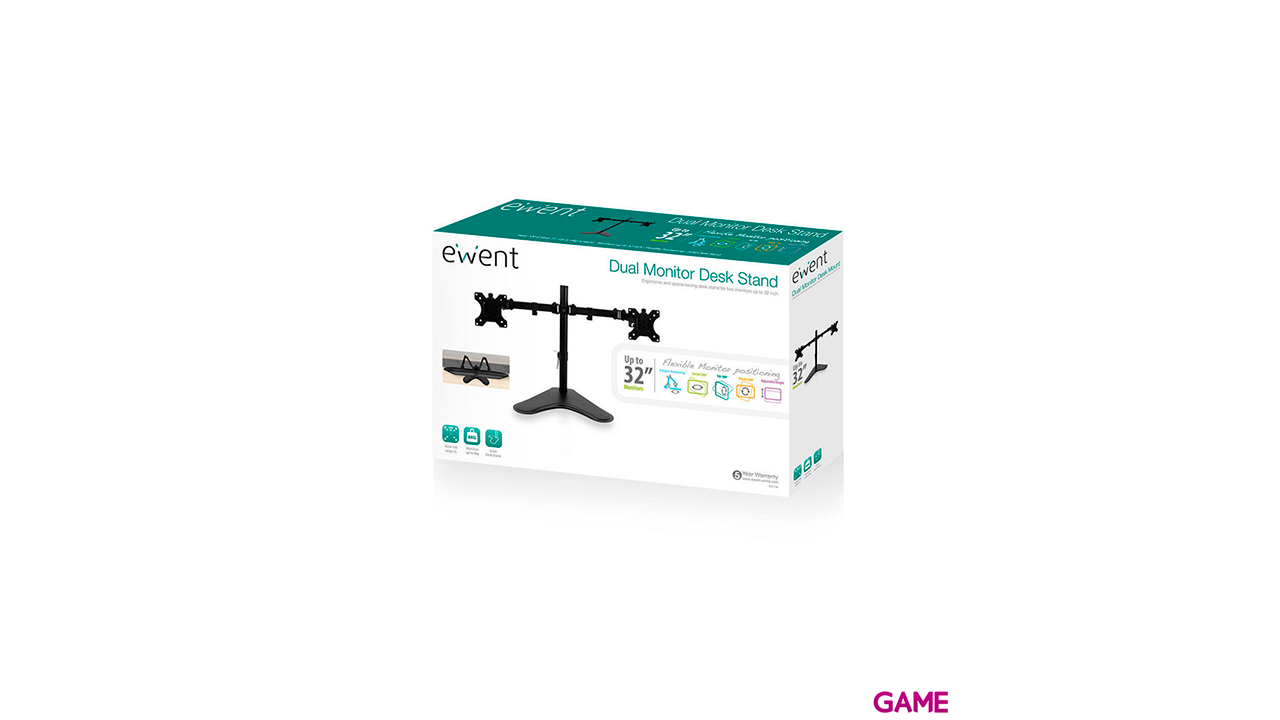 Ewent EW1536 soporte para monitor 81,3 cm (32
